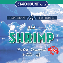 51/60CT Raw P&D Tail-Off Shrimp (5 Pack X 2lb)